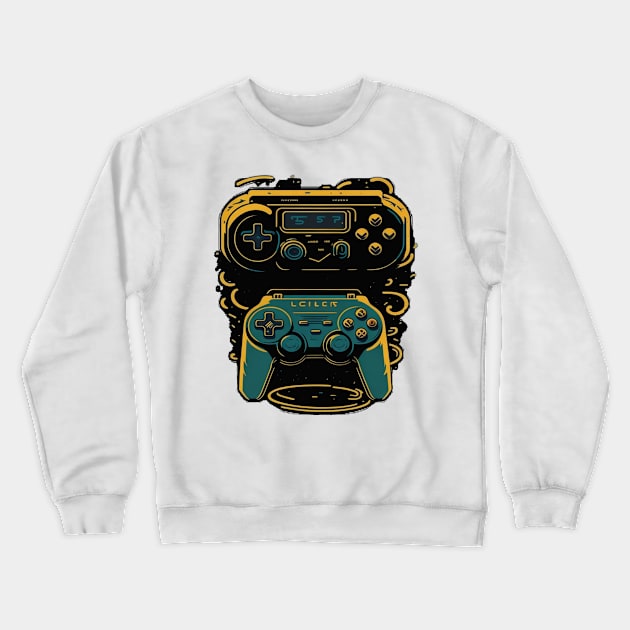 gamer addict Crewneck Sweatshirt by Shreedigital 